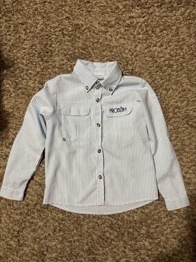 Prodoh Button Down Top 7 Seersucker